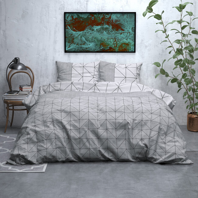 Flanel Gino Grijs 200 x 220