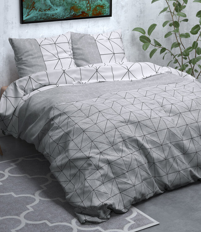 Flanel Gino Grijs 200 x 220