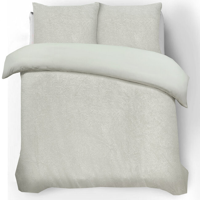 Glamour flanel decofolie crème 200 x 200/220
