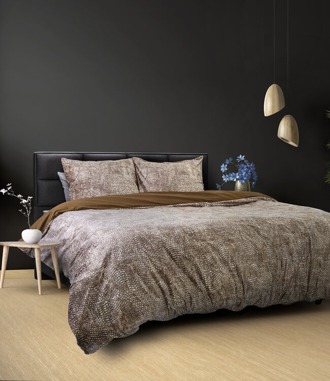 Signature Fluweel Katoen Aria Bruin 240 x 220