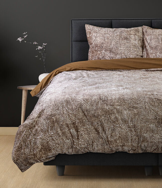 Signature Fluweel Katoen Aria Bruin 240 x 220