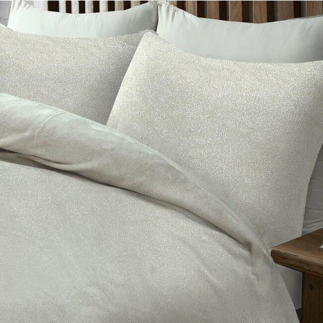 Glamour flanel decofolie crème 200 x 200/220