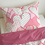 Liefdevolle hartjes Roze 140 x 200/220