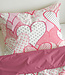 Liefdevolle hartjes Roze 140 x 200/220
