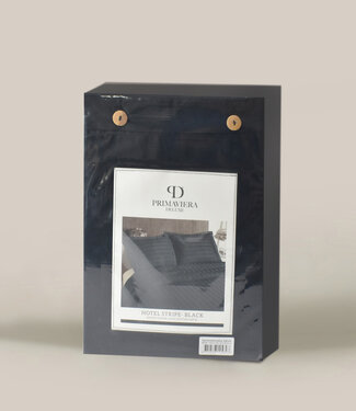 Primaviera Deluxe Hotel streep Antraciet 200 x 200/260