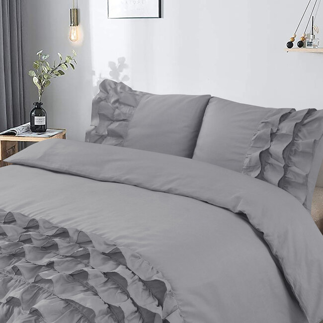 Dreamhouse Zyperngrau 200 × 220 - Bettbezug