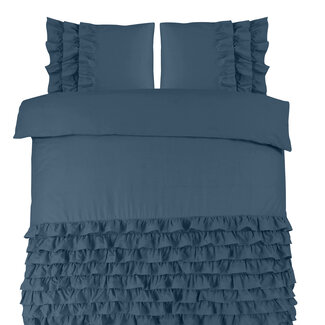 Dreamhouse Zypernblau 200 × 220 - Bettbezug