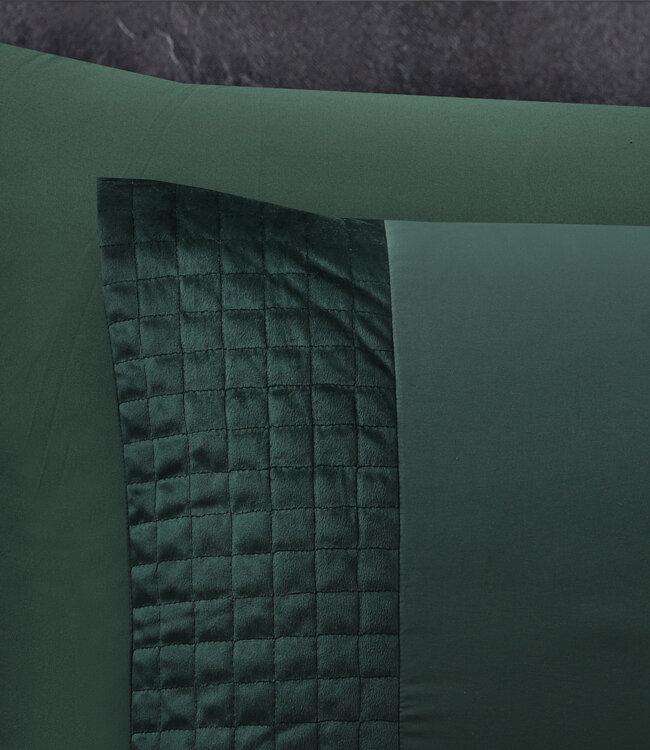 Fluwelen band groen 140 x 220