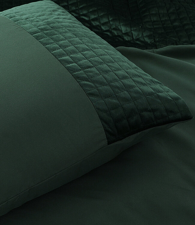 Fluwelen band groen 140 x 220