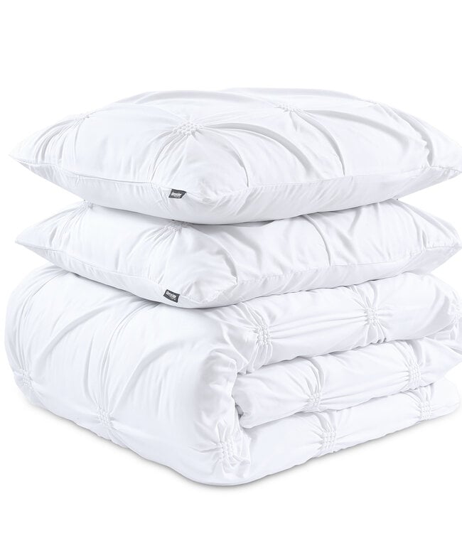 Punch pintuck wit 200 x 200/220