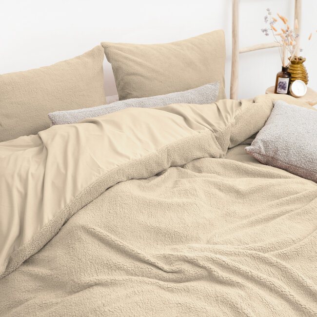 Teddy taupe 140 x 220