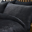 Glamour Flanel Deco Foil Zwart 200 x 200/220