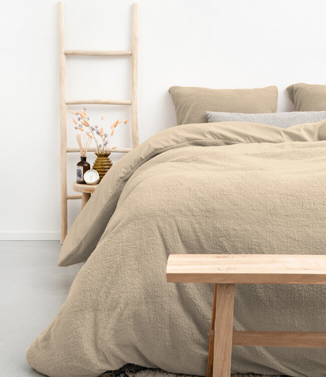 Teddy taupe 140 x 220