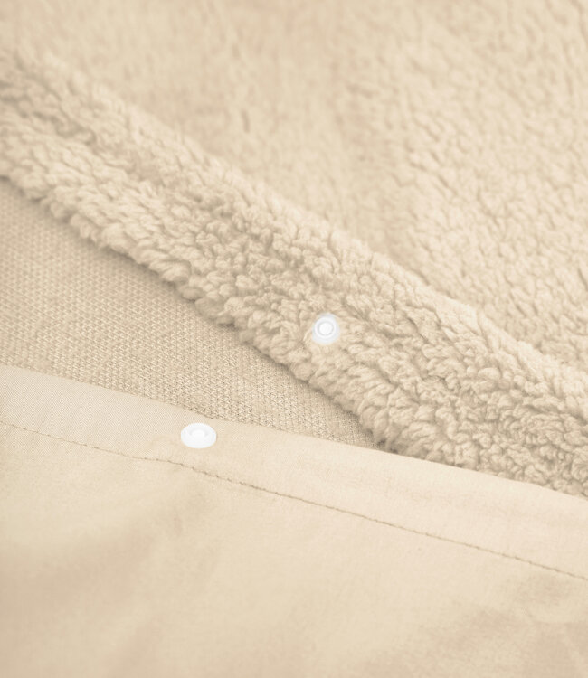 Teddy taupe 140 x 220