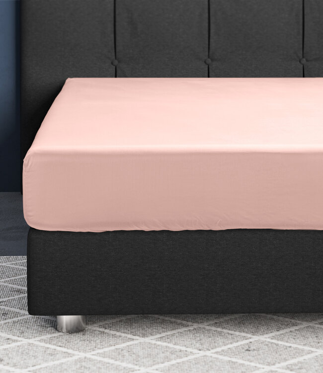 Satijnen Hoeslaken Roze 90 x 200