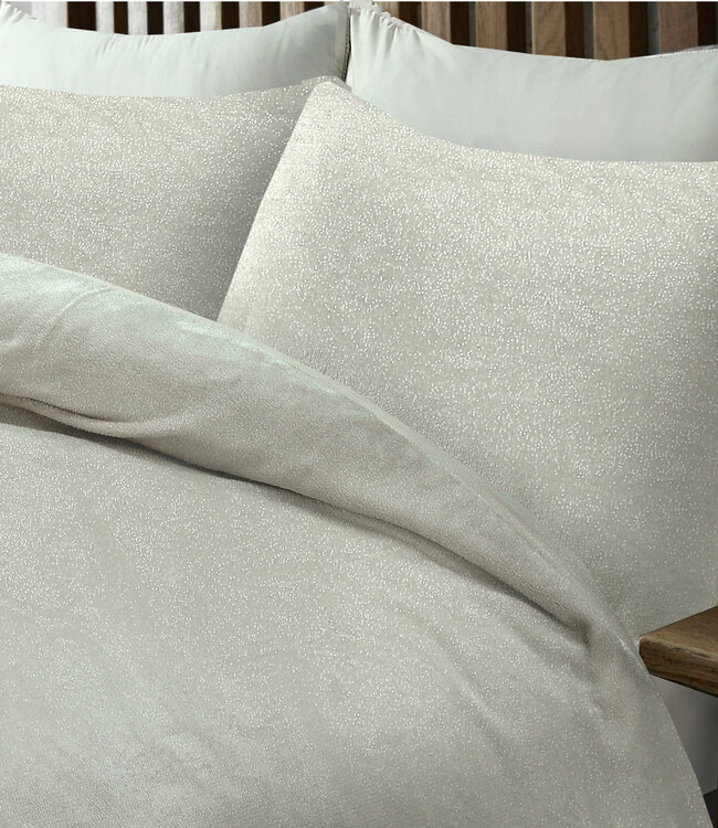 Glamour Flanel Deco Foil Crème 140 x 200/220