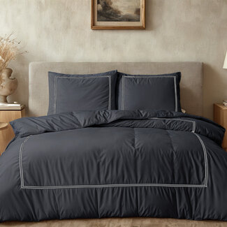 Primaviera Deluxe Brata Black/Gray Black 200 × 200/260 - Duvet Cover