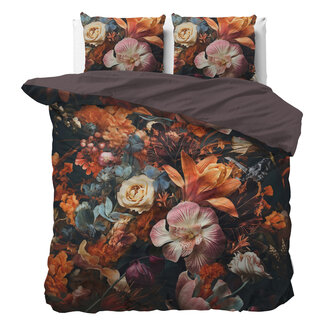 Dreamhouse Mehrfarbige künstlerische Blume 200 × 200/220 - Bettbezug
