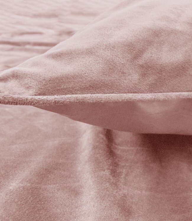 Fluwelen paspel roze 240 x 220