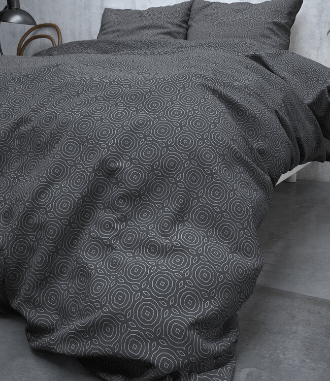 Flanel Jason Antraciet 200 x 220