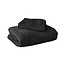 Rib Teddy Zwart 200x200/220