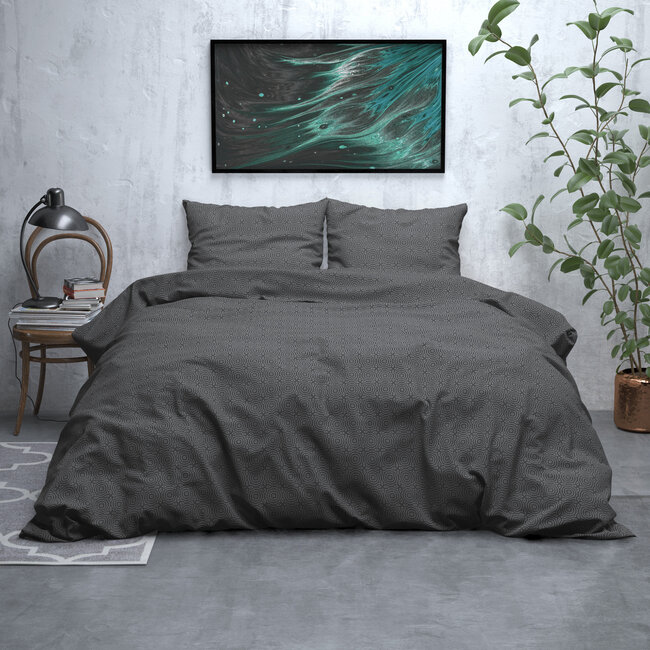 Flanel Jason Antraciet 200 x 220