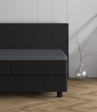 Dreamhouse Dubbel Jersey 220 gr. Topper Hoeslaken Antraciet 140 x 200/220