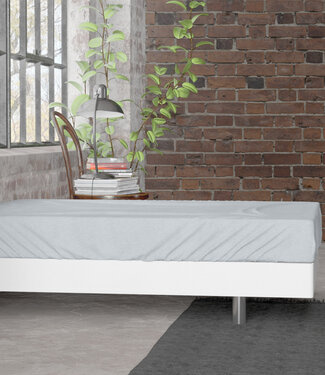 Dreamhouse Premium flanellen hoeslaken grijs 180 x 200/210