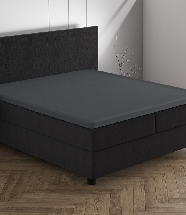 Dubbel Jersey 220 gr. Topper Hoeslaken Antraciet 140 x 200/220