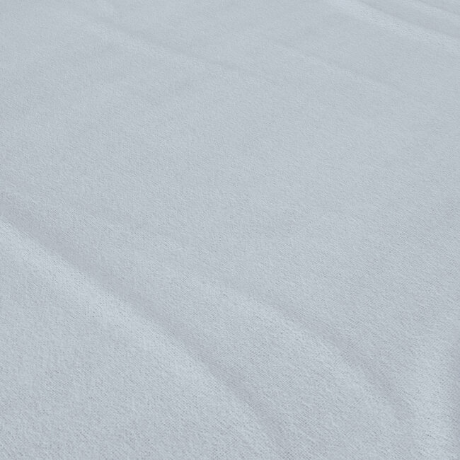 Premium flanellen hoeslaken grijs 180 x 200/210