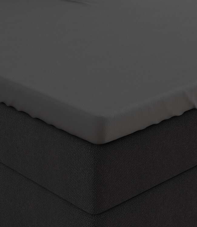 Dubbel Jersey 220 gr. Topper Hoeslaken Antraciet 140 x 200/220