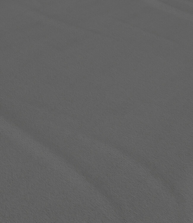 Premium Flanellen Hoeslaken Antraciet 180 x 200/210