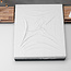 Flanellen basic hoeslaken wit 140 x 200