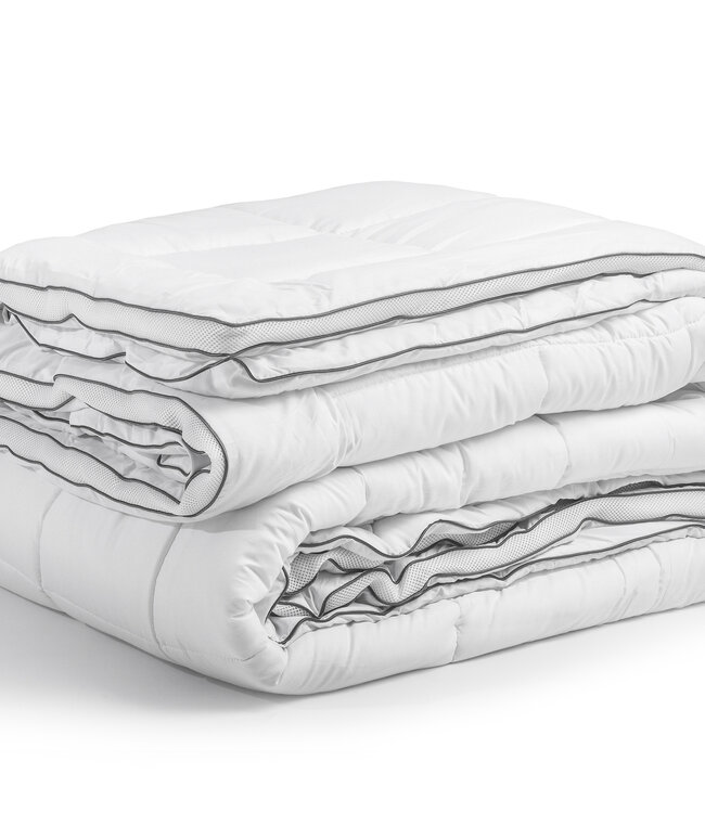 3D AIR Micro Touch Eenpersoons Verkoelend Dekbed Wit - 240 x 200 cm