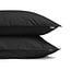 Primaviera Deluxe Bettbezug aus ägyptischer Baumwolle, Uni, Schwarz, 140 × 200/260