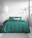 Effen Satijn Dekbedovertrek Donkergroen 200 x 200/220