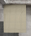 Premium flanellen hoeslaken taupe 200 x 200/220