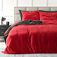 Velvet Uni Dekbedovertrek Rood 200 x 220