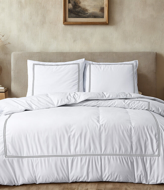 Brata Wit/Grijs Wit 140 x 200/260