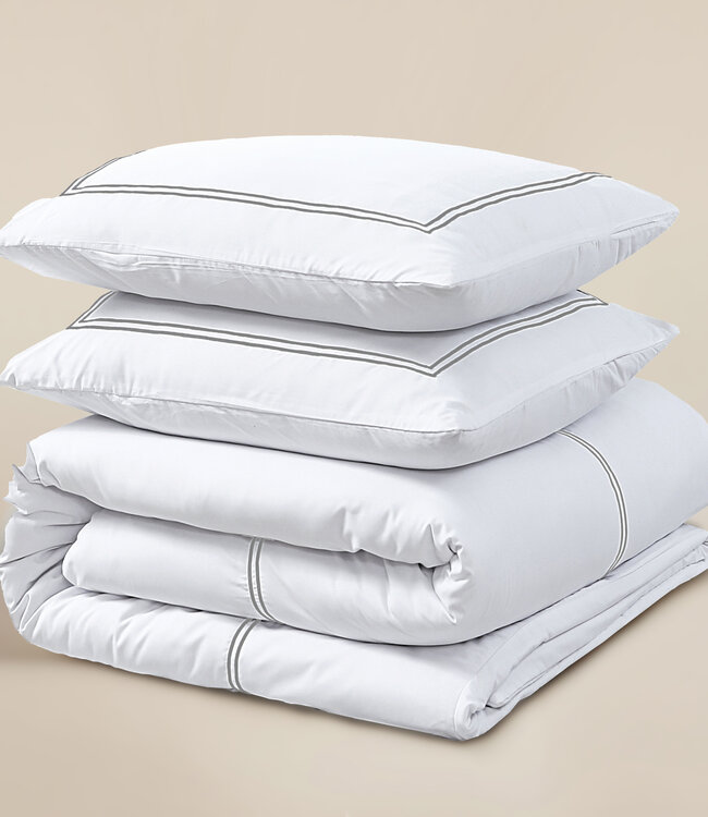 Brata Wit/Grijs Wit 140 x 200/260