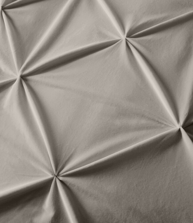 Fluwelen pintuck zand 140 x 200/220