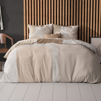 Linnick Teddy-print crème 240 x 200/220