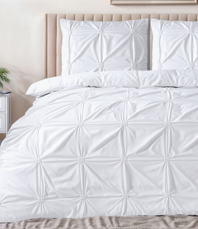 Punch pintuck wit 240 x 200/220