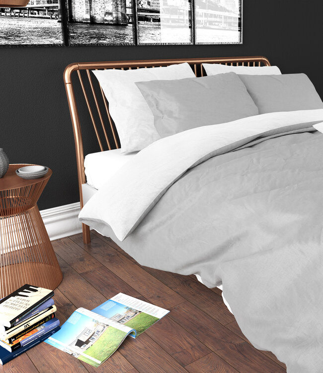 Dubbelzijdig Wit/Grijs 240 x 220