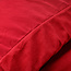 Velvet Uni Dekbedovertrek Rood 200 x 220