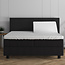 Dubbel jersey 220 g/m² splittopper hoeslaken wit 160 x 200/220