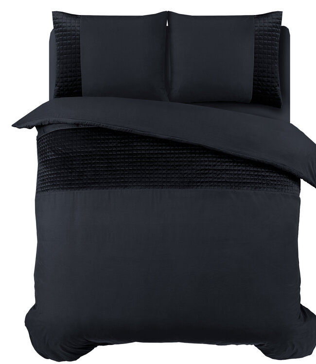 Fluwelen band zwart 140 x 220