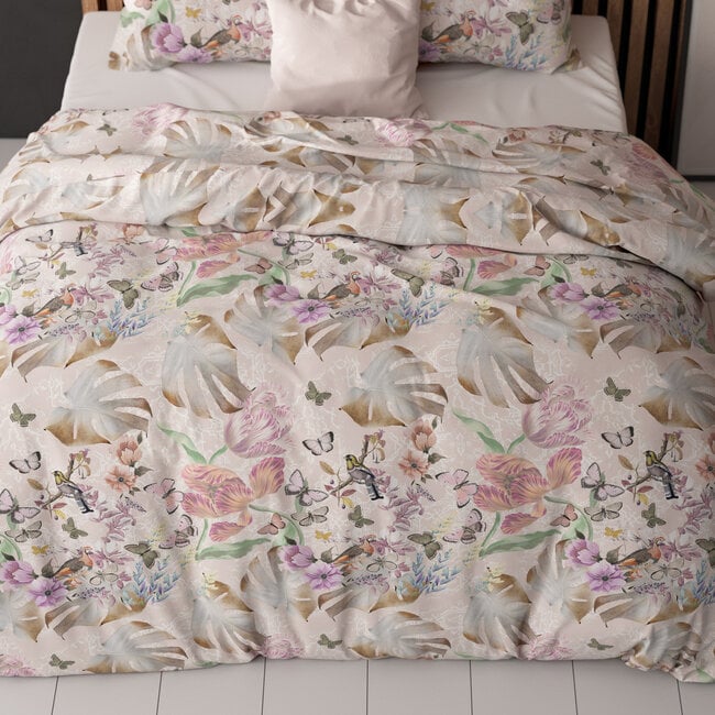 Sleeptime Sierra Pink 140 × 200/220 - Duvet Cover