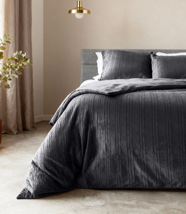 Zwarte fluwelen voering 240 x 200/220