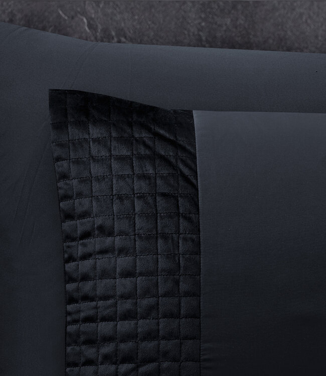 Fluwelen band zwart 140 x 220